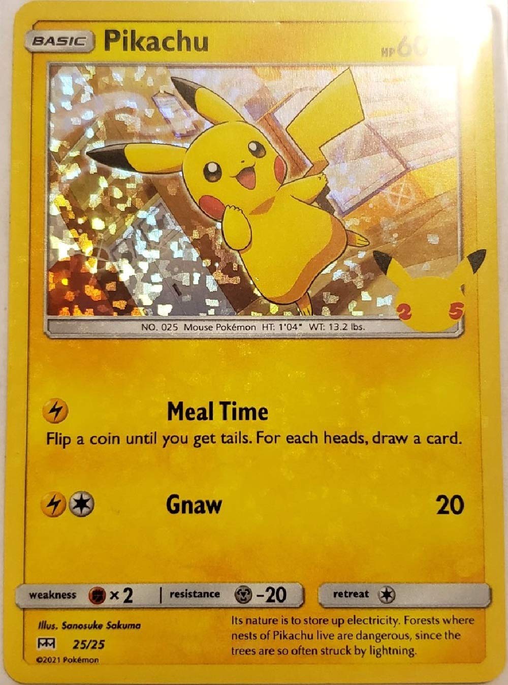Pikachu - 2021 Pokemon McDonald's Collection 25/25 Holo : Amazon